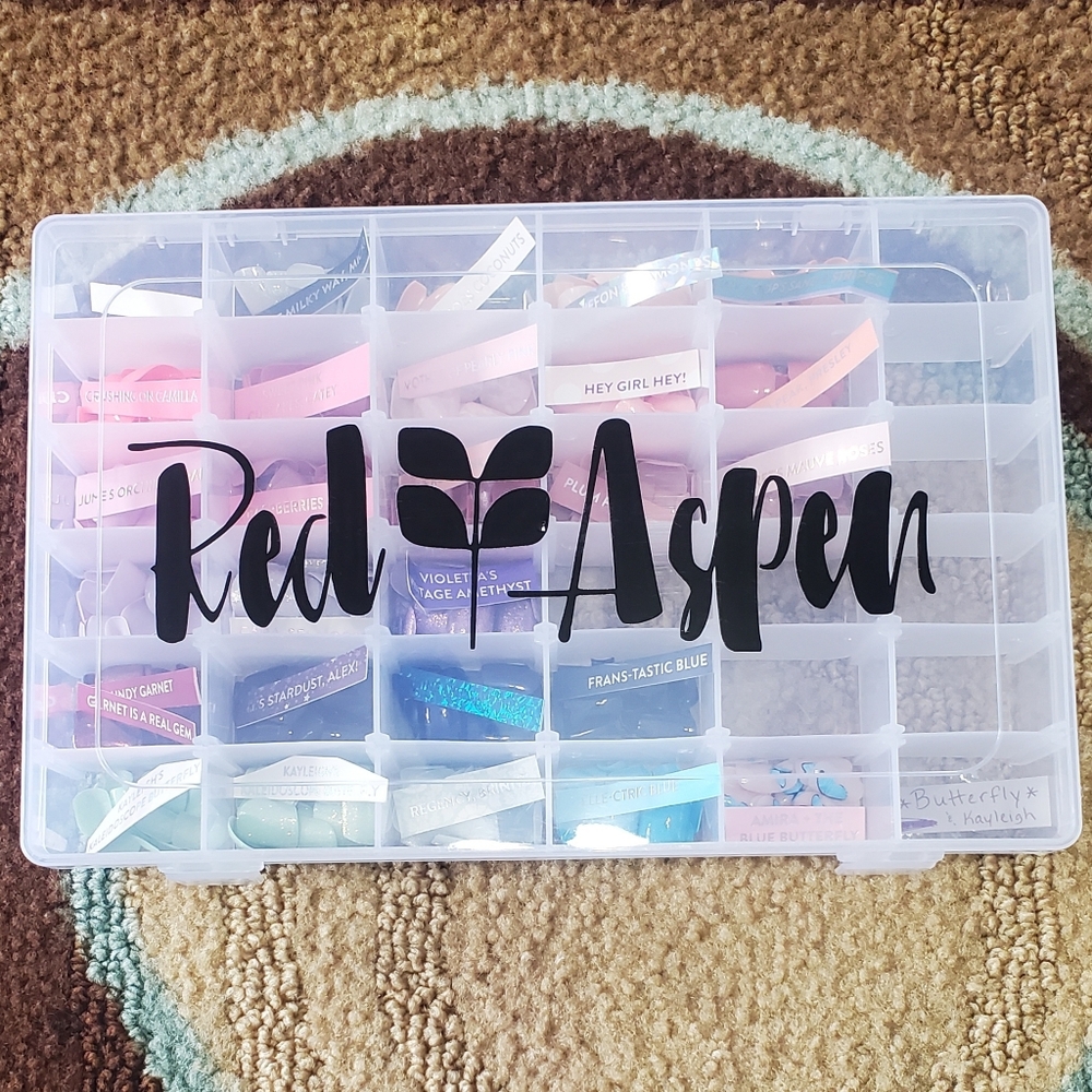 Multiple sets of NEW & UNUSED Red Aspen Nail Dashes 😍 - Picture 3 of 11